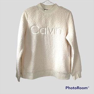 Calvin Klein Performance Sherpa Long Sleeve Sweater